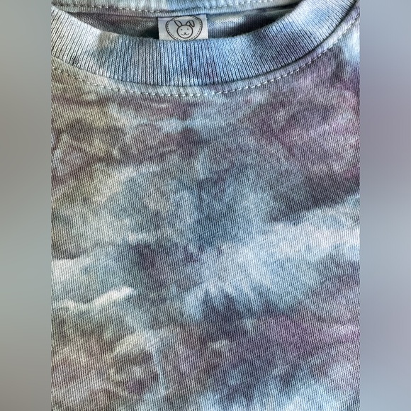 Sea Meets Sand: One of a Kind Ice Dyed Toddler Tee sz 2T Blue/Green/Brown/Purple - Picture 7 of 10